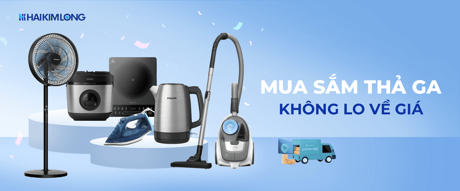 mua sắm thả  ga không lo về giá