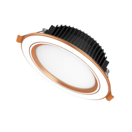 Đèn LED Downlight âm trần viền vàng 3 màu Sunhouse SHE-DL02-3/9W-VV