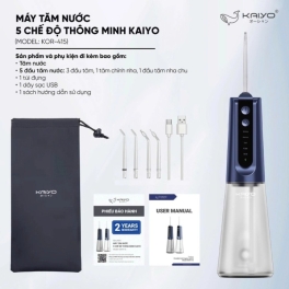 Máy tăm nước 5 chế độ thông minh Kaiyo màu xanh Navy KOR-4151