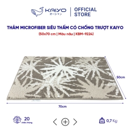 Thảm Microfiber siêu thấm có chống trượt Kaiyo KBM-9224