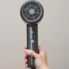 Máy sấy tóc ion âm hai chiều nóng lạnh Kaiyo, model KHD- 418, màu ghi đậm KHD-4205
