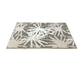 Thảm microfiber siêu thấm có chống trượt Kaiyo, 50x70 cm màu ghi KBM-9224