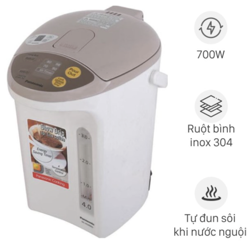 Bình Thủy Điện Panasonic NC-EG4000CSY