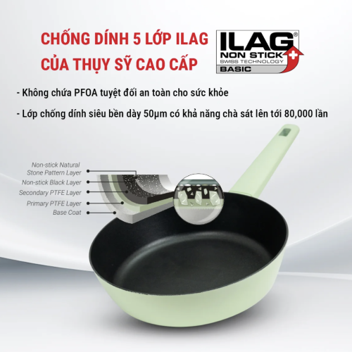 CHẢO CHỐNG DÍNH ILAG KALPEN EDER X24
