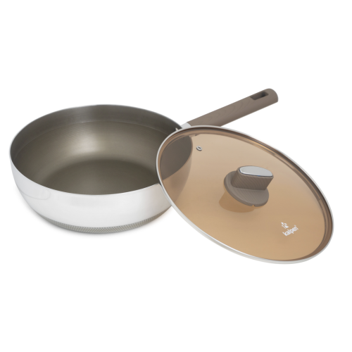 Chảo Inox 304 liền khối phủ Titanium Kalpen Shield TS26