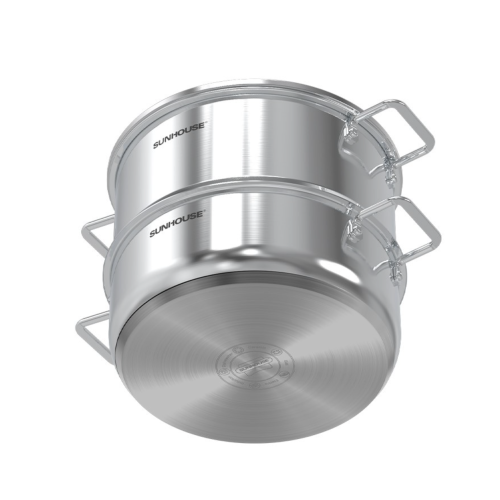 Bộ nồi xửng hấp 3 đáy Sunhouse SHG507-24C