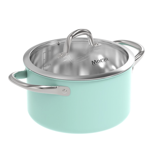 Bộ 2 nồi inox liền đáy Sunhouse Mama SHG702