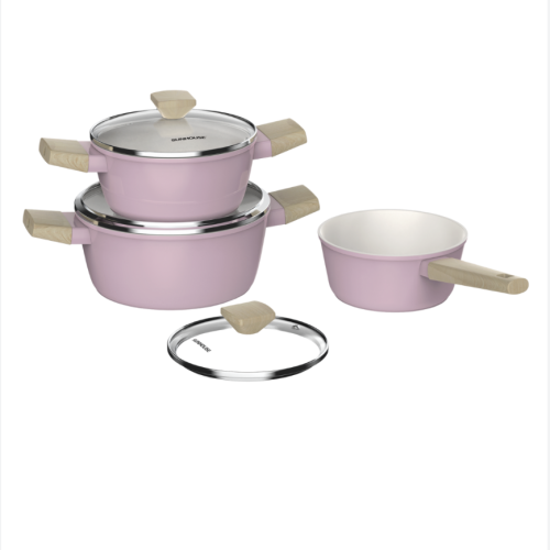 Bộ nồi phủ sứ Nano đáy từ Sunhouse Healthy SHG7979MP1