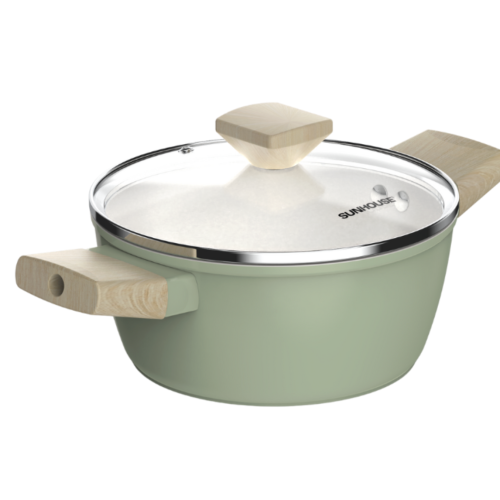 Bộ nồi phủ sứ Sunhouse Healthy SHG7979MT2
