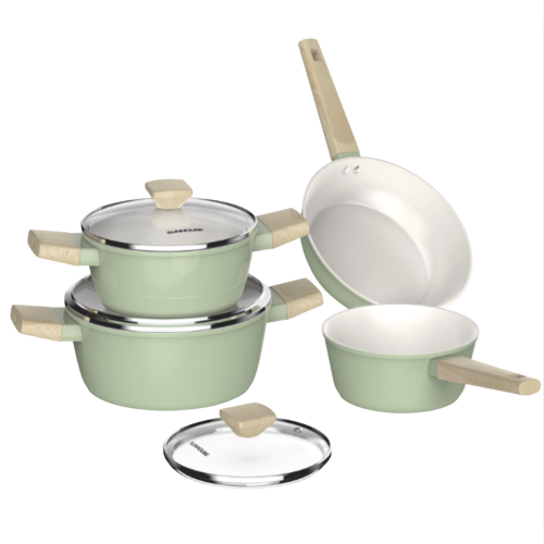 Bộ nồi phủ sứ Sunhouse Healthy SHG7979MT2
