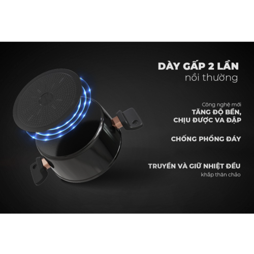 Bộ nồi chống dính Ultra Titanium Sunhouse ST2210B