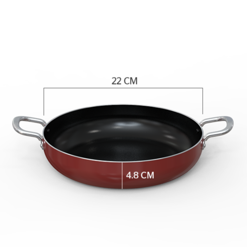 Chảo trơn chống dính 2 quai Sunhouse CT22R2