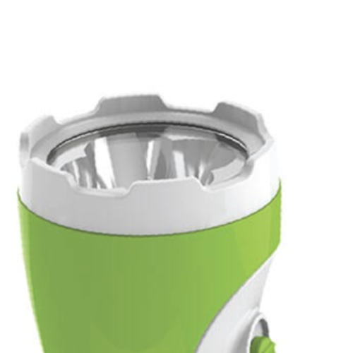 Đèn pin tay cầm Sunhouse SHE-4051 cỡ nhỏ trắng xanh lá
