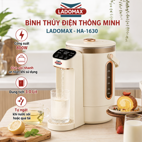 Bình thủy điện thông minh Ladomax HA-1630