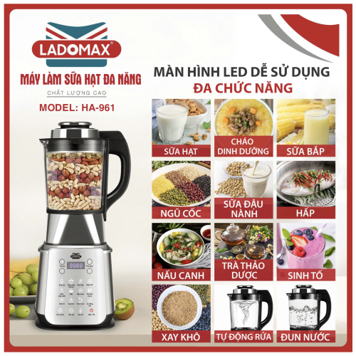 Máy làm sữa hạt Ladomax HA-961
