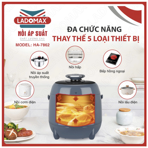Nồi áp suất Ladomax HA-7862