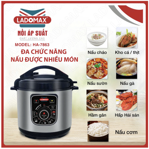 Nồi áp suất Ladomax HA-7863