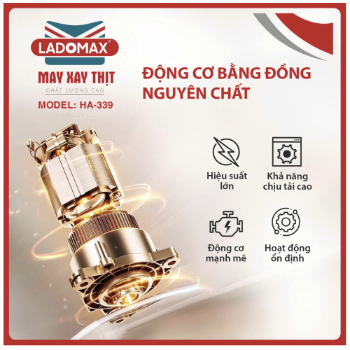 Máy xay thịt đa năng Ladomax HA-339