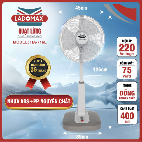 Quạt lửng Ladomax HA-716L