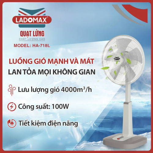 Quạt lửng Ladomax HA-718L