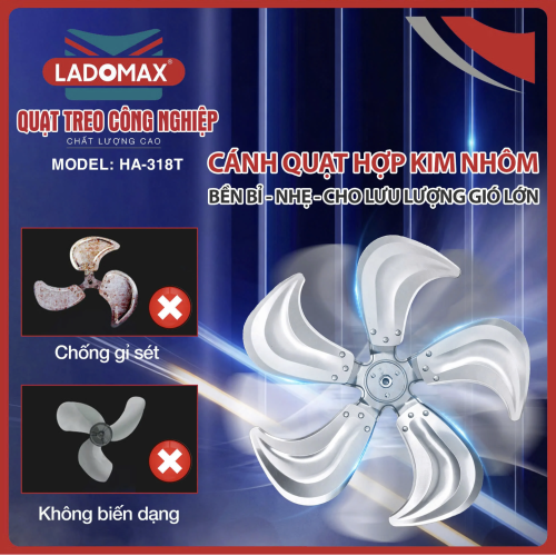 Quạt treo công nghiệp Ladomax HA-318T