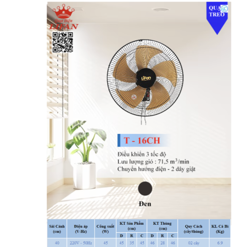 Quạt treo tường Lifan T-16CH