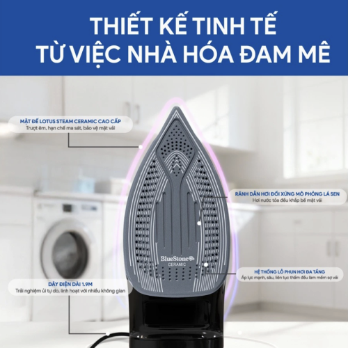 Bàn ủi hơi nước BlueStone SIB-3833