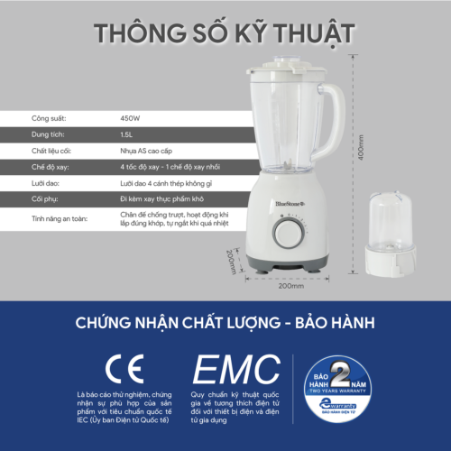 Máy xay sinh tố BlueStone BLB-5328