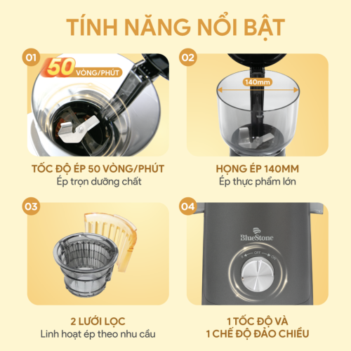 Máy ép chậm BlueStone SJB-6553