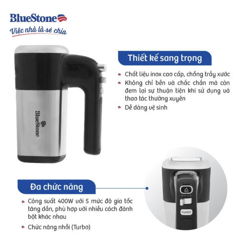 Máy đánh trứng cầm tay BlueStone HMB-6338