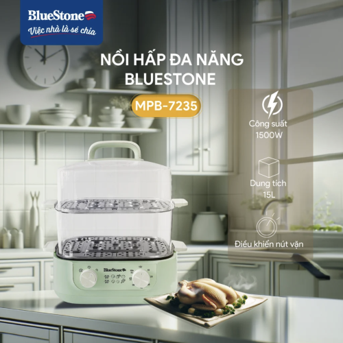Nồi hấp đa năng BlueStone MPB-7235