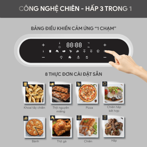 Nồi chiên không dầu hơi nước BlueStone AFB-5895