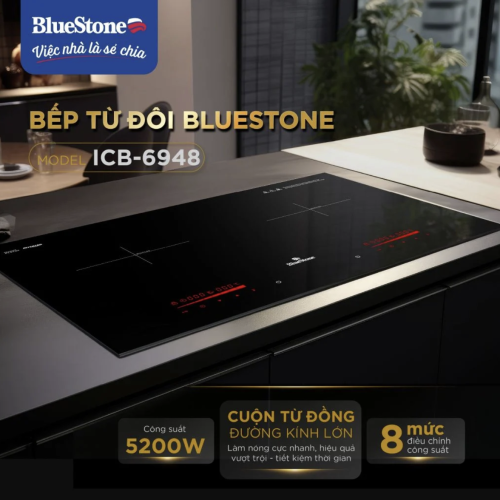 Bếp từ đôi BlueStone ICB-6948