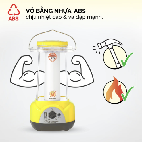 Đèn sạc Honjianda HJD-312