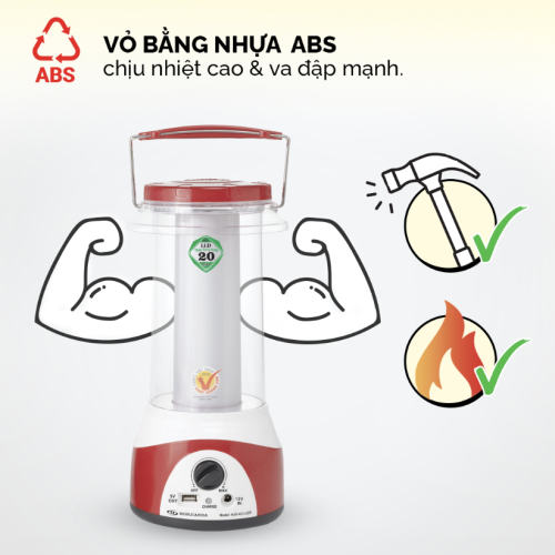 Đèn sạc Honjianda HJD-413