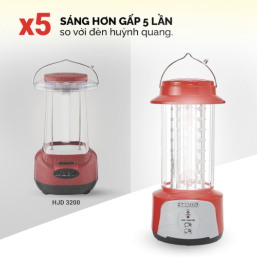 Đèn sạc Honjianda HJD-1630