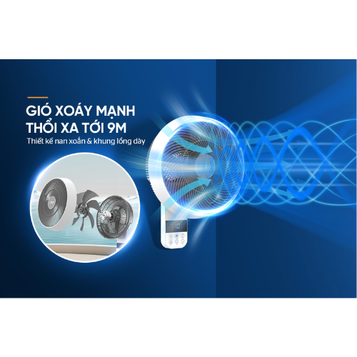 Quạt treo tường tuần hoàn không khí Sunhouse Apex APF7336W