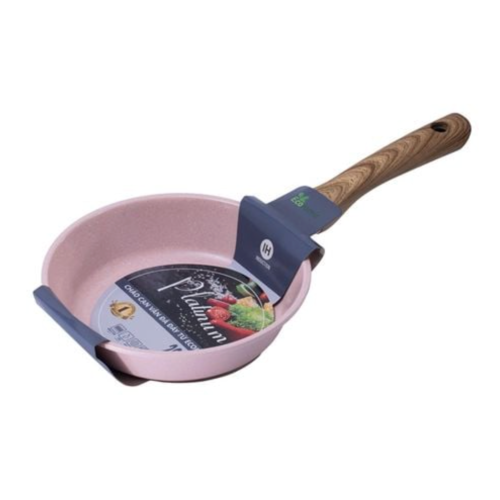 Chảo Cạn Vân Đá Đáy Từ Ecoramic Rose 20cm ERF-20IH