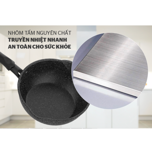 Chảo sâu chống dính đáy từ Sunhouse SHS28MRD