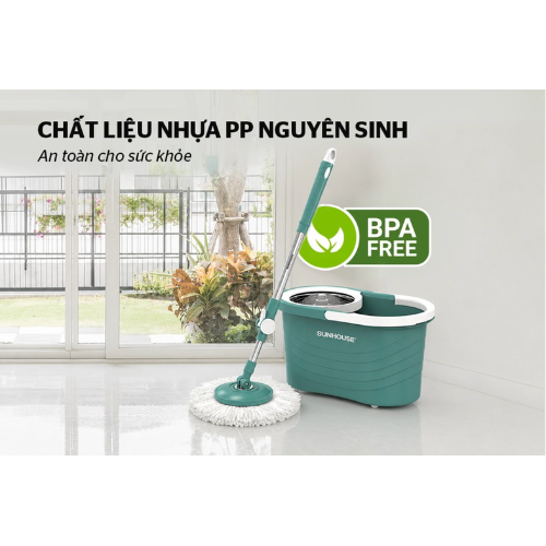 Bộ lau nhà xoay 360 độ Sunhouse KS-CL300IB