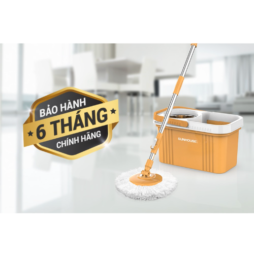 Bộ lau nhà xoay 360 độ Sunhouse KS-CL350PO
