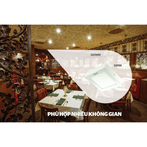 Đèn LED Ceiling vuông Sunhouse-Spec 24W SHE-LEDCES-24W-S