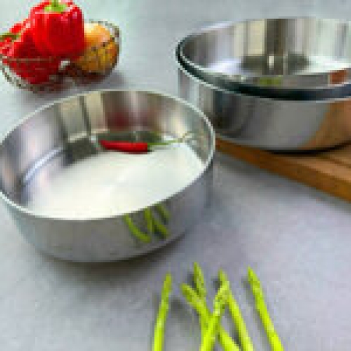 Chảo inox 316 liền khối 5-Ply Premium Kaiyo KSP-3840 24cm thành cao