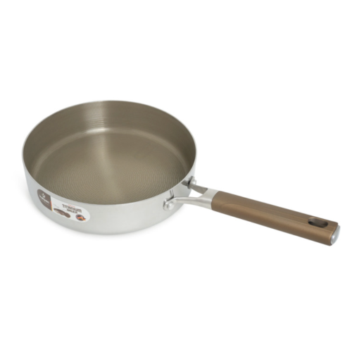 CHẢO INOX 304 LIỀN KHỐI PHỦ TITANIUM KALPEN DAUER TD16
