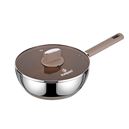 Chảo Inox 304 liền khối phủ Titanium Kalpen Shield TS24