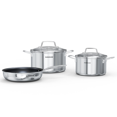 Bộ nồi inox Sunhouse Healthy SHG811