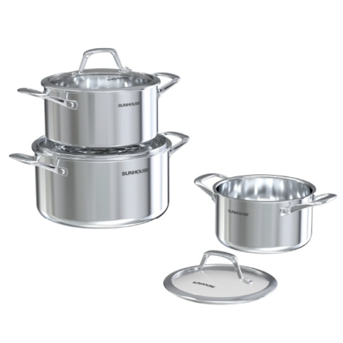 Bộ nồi inox Sunhouse Healthy SHG826