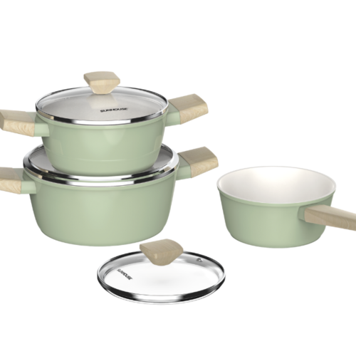 Bộ nồi nhôm phủ sứ Nano đáy từ Sunhouse Healthy SHG7979MT1