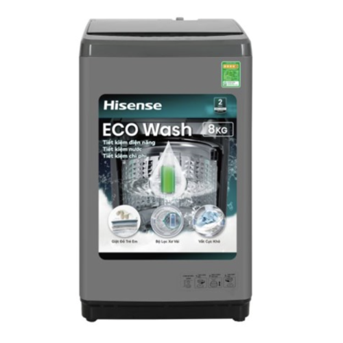 Máy giặt Hisense 8kg WTZQ8012UT