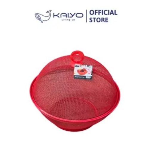 Rổ quả táo Kaiyo có nắp đậy màu đỏ KIB-3550